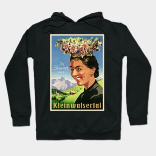 Kleinwalsertal Austria Vintage Poster Hoodie